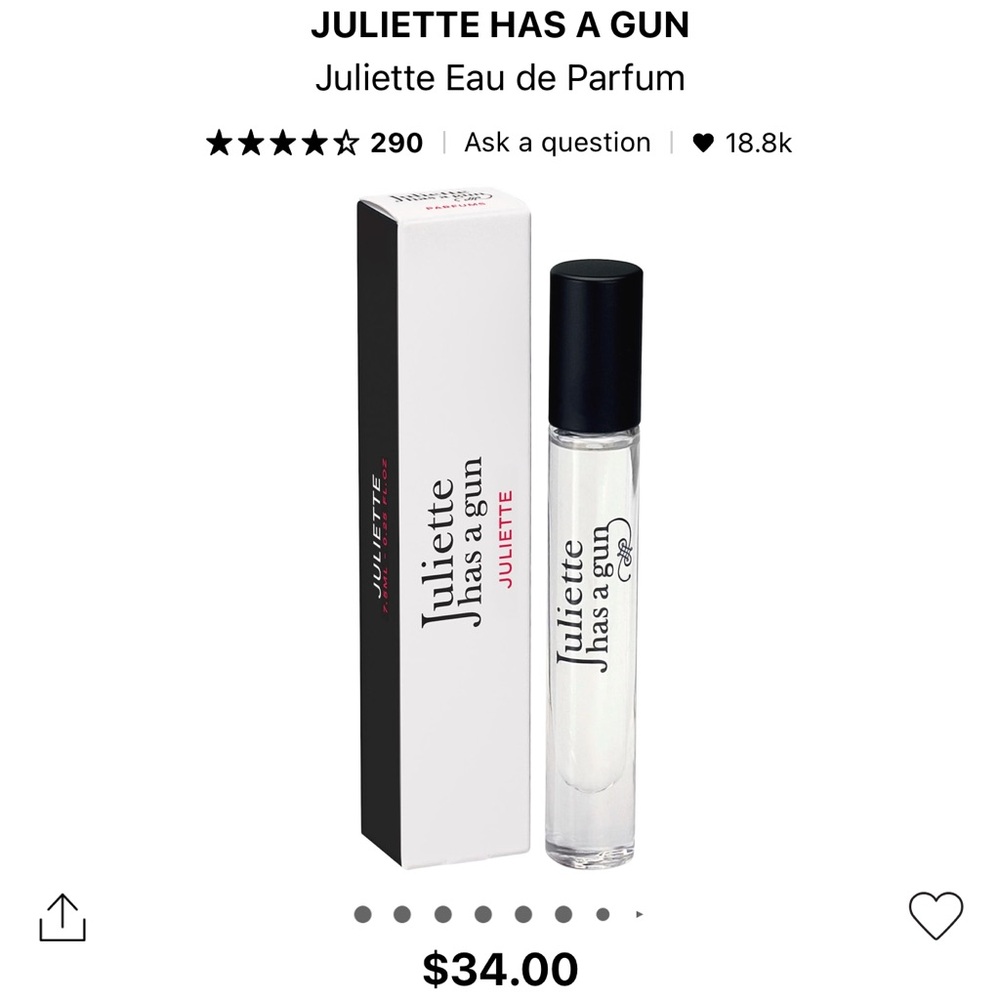 Juliette Has A Gun Juliette Perfume Travel Spray